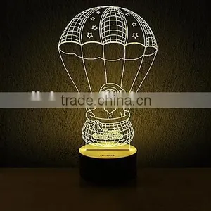 New Model 3D LED Lamp With Temperature Sensing Color Change Function thumbnail-2