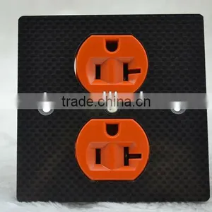 Audiocrast Carbon Fiber US Power Socket Carbon Panel thumbnail-1