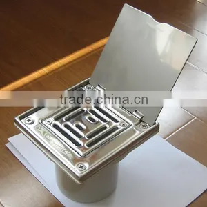 Stainless Steel Bathroom Strainer Drain With Plastic End thumbnail-2