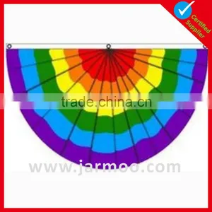 Colorful Outdoor Pleated Flags thumbnail-4