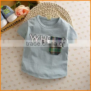 2016 South Korean Children's Summer T-shirt T-shirt Cotton Small Men and Women Wear Short Sleeved on Behalf of a Child thumbnail-3