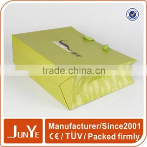 Custom Shopping Cotton Paper Handle Bag With Logo Print thumbnail-3
