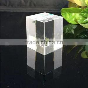 New Products 2016 Special Price Clear Blank Transparent Crystal Plaques/blocks/cubes thumbnail-1