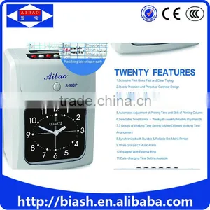 Electonic Punch Time Card Time Clock/punch Card Time Clock for Attendance thumbnail-2