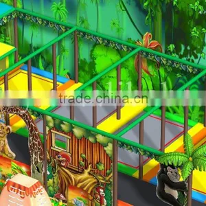 Exciting Jungle Adventure Indoor Playground/Large Size Commercial Jungle Theme Amusement Park thumbnail-3