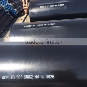 HIGH QUALITY API 5L WELDED BLACK CARBON STEEL PIPE thumbnail-2