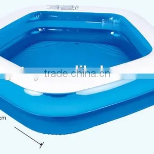 190x40cm Inflatable Swimming Pool Family Pool thumbnail-2