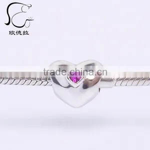 cz Paved Silver Sterling Charm thumbnail-4