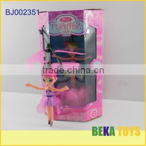 Kids Toy/mini Flying Fairy Doll/pink Musical Doll thumbnail-1