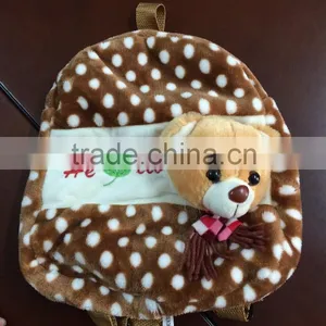 Lovely Customized Children's School Bags and Backpacks Plush Cute Bear Animal Bags thumbnail-2