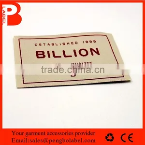 Wholesale Woven Label Size for T-shirt Size Woven Label Quality Choice thumbnail-3