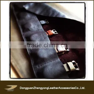 Convenient Watch Carrying Case Leather Watch Roll thumbnail-1