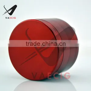 VA 4 Parts Chromium Crusher Herb Grinder, Heavier & Stronger Zink Alloy Grinders With Beautiful Polished Chrome Finished thumbnail-2