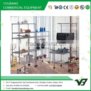 2015 Hot Sell NSF Heavy Duty 150KGS 72x24 Inch 5 Layer Black Color Eproxy Shelving Rack (YB-WS059) Quality Choice thumbnail-4