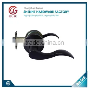 European and Asia ORB Wave Like Style Lock Handle Tubular Door Lever thumbnail-1