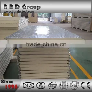 Fireproof Wall Panel Polyurethane PU Sandwich Panels for Sale thumbnail-1