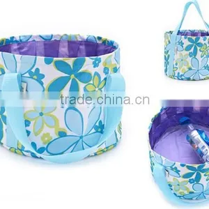 Foldable Wash Basin With Portable Carry Pouch Outdoor Water Bag Wash Bucket thumbnail-6