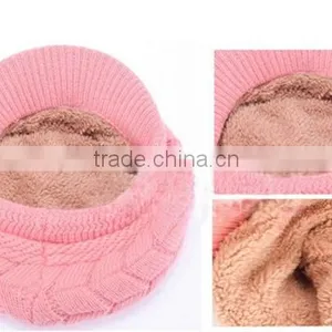 Colorful Beanie Cute Striped Hand Knitted Hat thumbnail-2