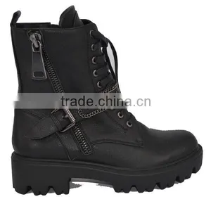 Boots on Sale Black Boots Puppy Heel Leather Ankle Boots Ankle thumbnail-5