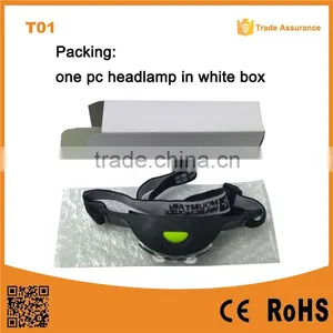 Waterproof Outdoor Camping 2* CR2032 Battery 3 Led Led Headlamp Manufacturers /Led Head Light thumbnail-1