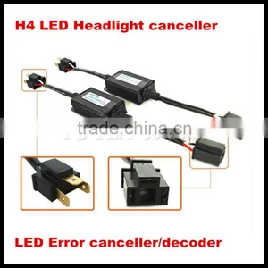 H4 High/Low Beam LED Headlight Warning Error Free Canbus Canceller Decoder Anti-Hyper Flashing Blinking H4 LED Headlight Decoder thumbnail-1