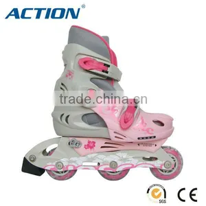 SENHAI/ACTION Foshan Factory Sales Pvc Wheel 608 Bearing Pink Kids Roller Skate With Flashing Children SHOES thumbnail-1