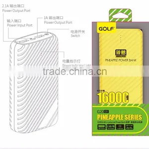 GOLF Original Full Capacity 16000mAh Power Bankcharging for Two Device thumbnail-3