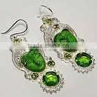 Silver Earring,Fashion Silver Earrings.Indian Wholesale Jewelry,gemstone Earrings thumbnail-1