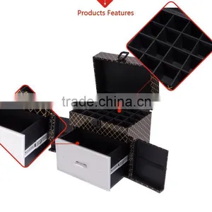 2016 New Design Fashion Metal Jewelry Box Bohemian Style Makeup Cosmetic Organizer Case thumbnail-5