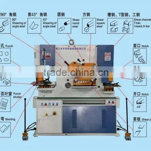 Universal Multifuction Metal Shearing Machine For Sale,Iron Worker thumbnail-2
