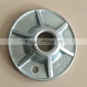 Base Plate Ductile Iron Scaffolding Accessories Round Base Plate thumbnail-2