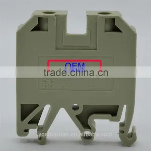 JXB (SAK) TERMINAL BLOCKS SAK6EN Green Common Use Module Din Rail Shell Terminal Block thumbnail-3