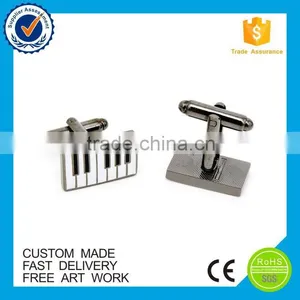 Customized Compass Logo Metal Epoxy Enamel Cufflinks thumbnail-5