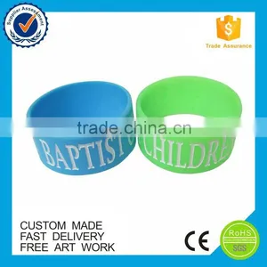 Custom 1 Inch Silicone Wristbands no Minimum thumbnail-6