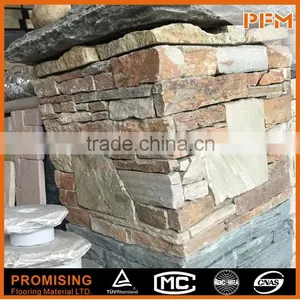 Building Facade Stone Design Rough Smoke Proof Low Water Absorption Wall Cladding Outside thumbnail-4