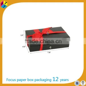 Black Sliding Paper Box for Sweet thumbnail-2