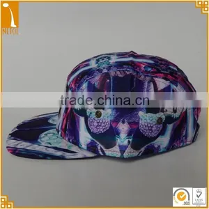 Flat Brim Sublimation & Printed Custom 5 Panel Caps thumbnail-3