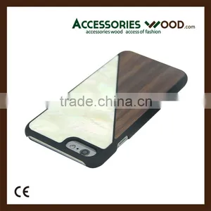 Hot Selling Cheap Shell and Wood Mobile Phone Case for Iphone thumbnail-5