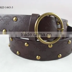 Metal Studs Leather Belts thumbnail-1