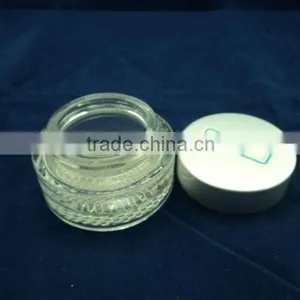 High White Material 1 oz Cosmetic Face Cream Jar thumbnail-1