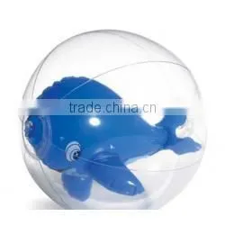 EN71 Pvc Inflatable Beach Ball With 3D Dolphin Inside, Animal Toy Balls for Outdoor Fun thumbnail-1