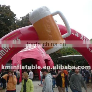 Inflatable Arch With a Beer Glass on it thumbnail-1