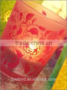 Christmas Wedding Favors Home Decoration Printed Candle Holder thumbnail-3