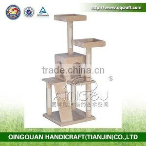 Cat Tree Tower, Scratch Posts for Large Cats, Cat Scratch Tree Post thumbnail-1