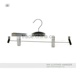 The Solid Plastic Pant&skirt Hanger,plastic Bottom Hanger,50*17mm Flat Metal Clip thumbnail-2