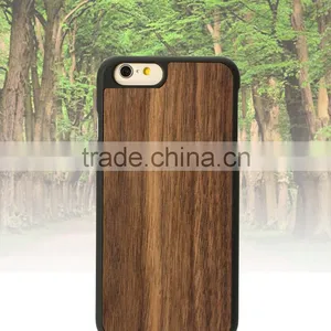 Eco-Friendly Natural Wood Phone Case PC Walnut Wood for IPhone 6/6S thumbnail-2