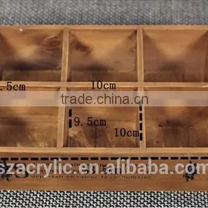 Man Make Multifunction High Quality Customized Wooden Box Without Lid thumbnail-5