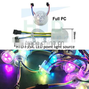 Ball Shape 3pcs of 5050 RGB Shopfront Signage Led Pixel Piont Light With Waterproof IP65 thumbnail-1