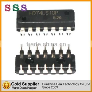 IC Triple 3-Input Positive NAND Gate DIP-14 74LS10 74LS10N thumbnail-1