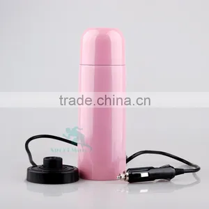 12V24V 50W Stainless Steel Electric Car Heated Travel Mug Cup Bottle thumbnail-5